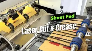Sheet Fed Laser Die Cutter - Cutting and Creasing of Folding Carton LC5035