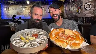 ABUSANDO DEL BUFFET DE MARISCO CON @TanoVillar ¡Estamos de regreso!