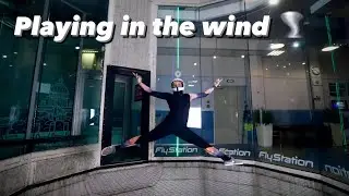 Playing in the wind