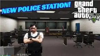 NEW Police Station Interior Mod! (+INSTALL) | GTA 5 Mod Showcase