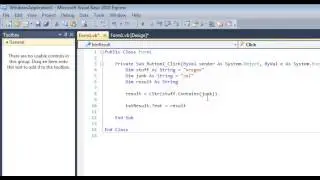 Contains and IndexOf String Functions - VB .Net
