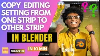 How To Copy A Editing Setting From One Strip To Other Strip In BLENDER?