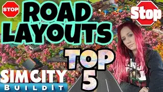 TOP 5 Road Layouts For Population And Design SimCity Build It