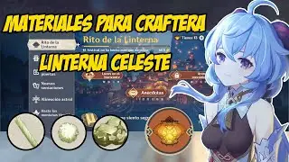 Genshin Impact | Evento rito de la linterna | Materiales para craftear la linterna celeste