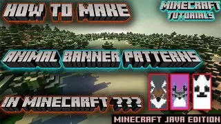 How to make Animal pattern banners in Minecraft?