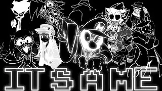 It's a Me v2 But Everyone Sings it (FNF It's a Me v2  But Everyone Sings it ) ft 