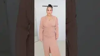 Thanksgiving dinner, weddings, or any fall event – this affordable dress for all my curvy queen!