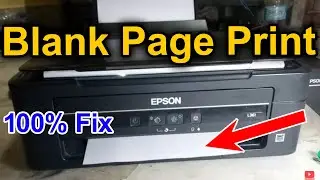 Epson Printer Blank Page Print L110 / L220 / L360 /  L380 || Printer Print Blank Page