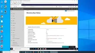 OO22 - DirSync / Azure AD Connect Synchronization status in Office 365