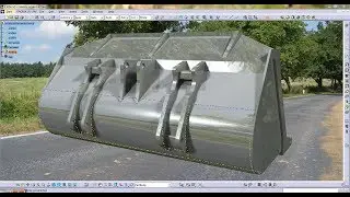 CATIA V5 Tutorial Beginner | Part Design | Loader Scoop