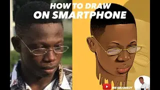 how to draw on smartphone? (comment se dessiner avec un smartphone)