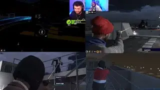 Lang's Crew Push Mandem on Casino Roof (Multiple POVs) | GTA RP NoPixel 3.0