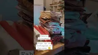 A Fabric Giveaway! from a hoarder to another