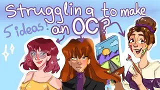 ✨️BOOST YOUR CREATIVITY✨️5 Tips that have helped ME come up with an OC DESIGN! #arttips