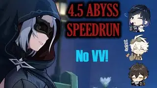 Zhongli is Great Too! C1 Arlecchino Vape (No VV) Bottom Half 71s Continuous Speedrun | 4.5