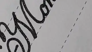 Calligraphy style // Beginners // #shorts