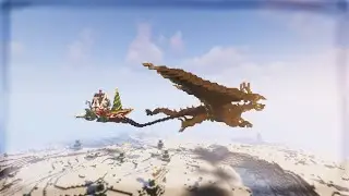 Minecraft Timelapse: Christmas Ship build