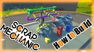 Scrap Mechanic Tutorial! How to build this mining mechanism!