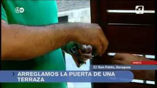 Arreglar la puerta de la terraza