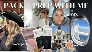 Pack + Prep for Mexico City ✈️🧳🇲🇽 | Using my new BEIS luggage in  ATLAS PINK 💗
