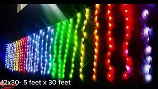 Pixel Thoran 5ft x 30ft . 12x30 Full HD setup. Pixel Led Multi-language. Magic 12 controller.