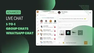 Add Live Chat Advanced Feature on Website | One-to-One Chat, Group Base Chat, Whatsapp Chat Plugin