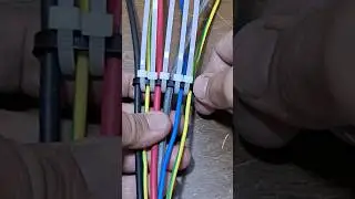 HOW TO ORGANIZE CABLES WITH ZIP TIE 