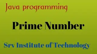 Program to check whether a number is Prime or not  | Java Online Training