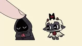 Anime Chibi Cult of the Lamb vs Finger | Cult of the Lamb animition