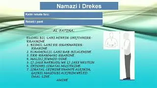 Namazi i Drekës ( 4 Rekate Sunnet, 4 Rekate Farz dhe 2 Rekate Sunnete të fundit )