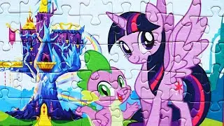 My Little Pony Twilight Sparkle and Spike together - play puzzles for kids my little pony