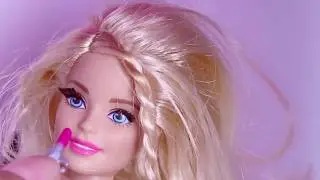 Baby Doll bedroom dollhouse bathroom toy play Barbie baby doll morning routine pink car scooter