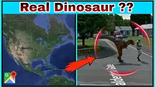 I Found A Real Dinosaur 🦕 On Google Earth || Google Earth secret locations 