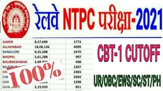 NTPC CBT -1 CUT OFF 2021|| rrb all jone cut off 2021||#speducationpoint