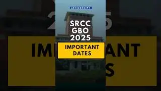 SRCC GBO  2024 APPLICATION FORM ? | EXAM DATE ? #srccgboapplicationform #srccgboregistration #srcc