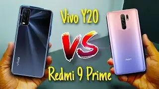Redmi 9 Prime Vs Vivo Y20 Comparision and Review | Colours | Helio G80 Vs Snapdragon 460 | New View