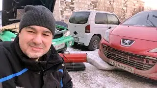 Отогреваю Злого Льва и Тойоту на холодную / 23 серия 2023