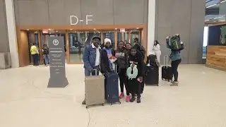Finally, our guest from 2025 DV LOTTERY is here!🙌🙌🙌..Come with us to the Kansas Airport🛬🛬🛬🛬