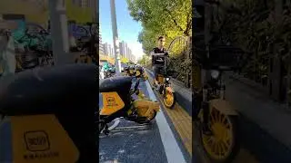 Share electric scooter in China