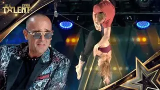 Aerial acrobatics NEVER BEFORE seen in Spain, brutal! | Auditions 1 | Spain's Got Talent 2024