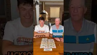 Grandpa doing trivia questions!! 
