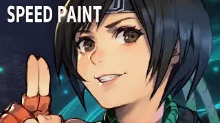 speed paint - Yuffie Kisaragi Final Fantasy