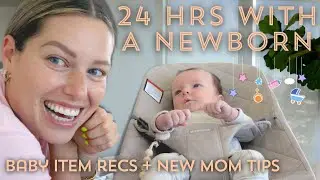 24 HOURS WITH A NEWBORN (first time parents!)