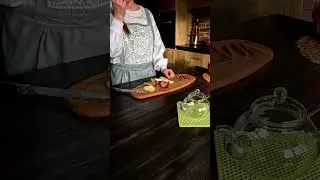 Чай яблоко с корицей