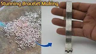 👉 DIY Silver Zigzag Bracelet Masterpiece | Unique Handmade Jewelry Tutorial