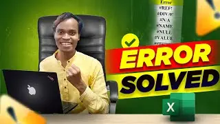 excel types of errors | the excel error type for wrong argument type |how to fix all errors in excel