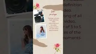 Photo and video package for you 