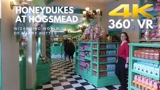 Honeydukes 4K 360° VR FULL TOUR at the Wizarding World of Harry Potter
