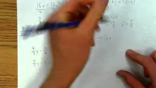 Parabolas6of8 Parabola equations converting standard form to vertex form part 2