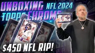 2024 Topps Chrome NFL Hobby Box! Worth the $450 Price Tag? 🔥